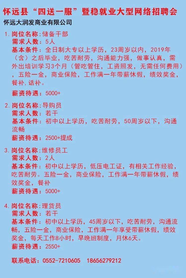 天津大港最新招聘信息更新