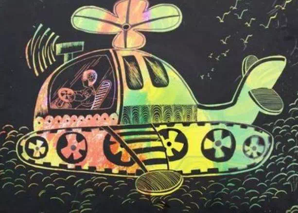最新刮画艺术，一笔一画的自信与成就感的诞生